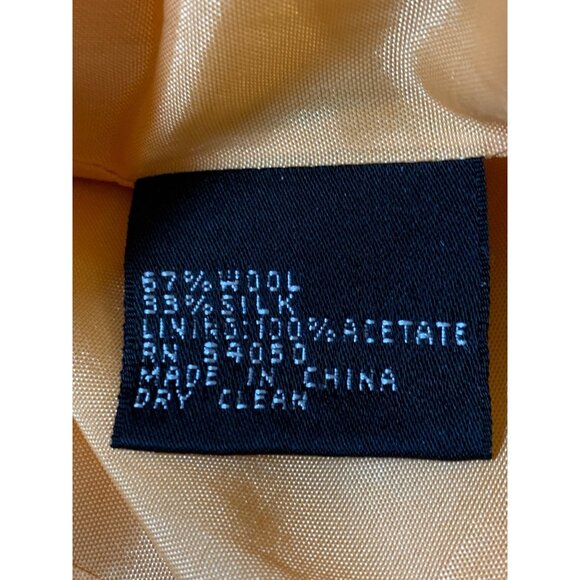 VTG Albert Nipon Silk Wool Blend Two-Piece Skirt Jacket Suit Set Size 4 RF10606 - Picture 6 of 9